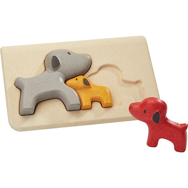 PLANTOYS Rahmenpuzzle Hunde Steckpuzzle
