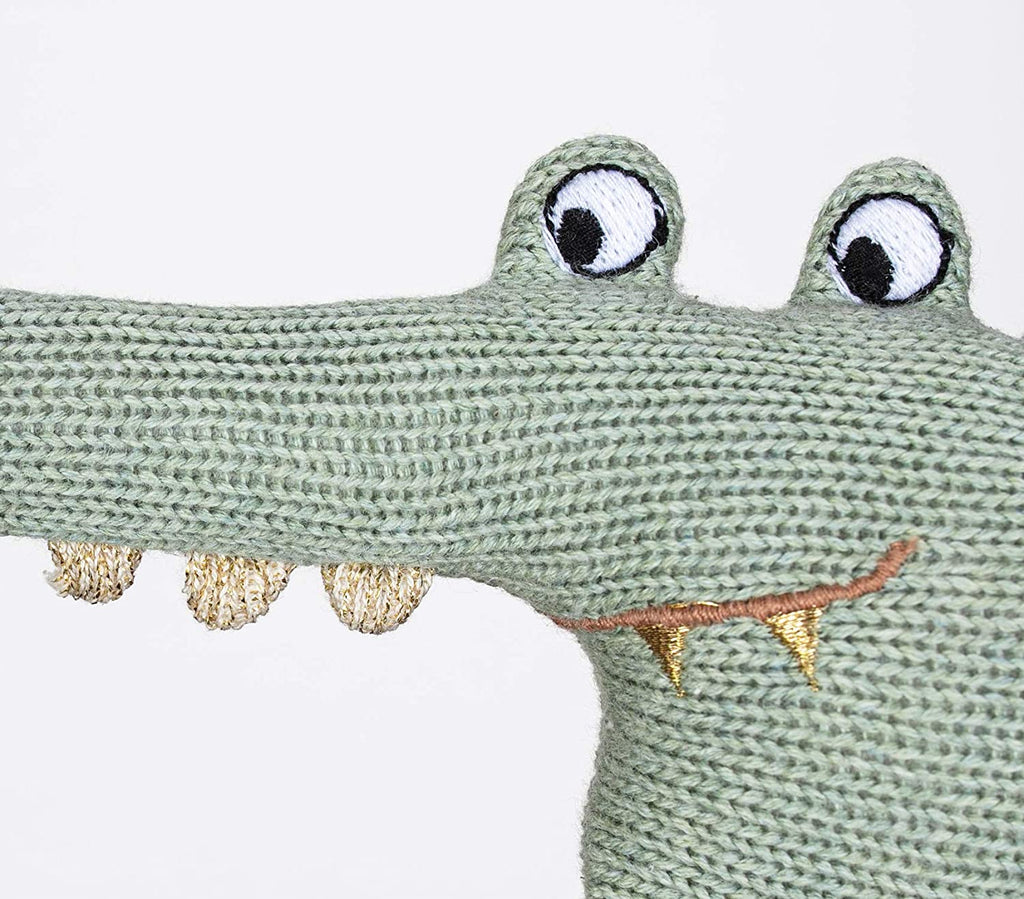 Oyoy Baby-Rassel Baby Buddy Crocodile Green